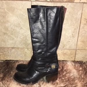 FREEBIRD by Steven Wiley black leather boot